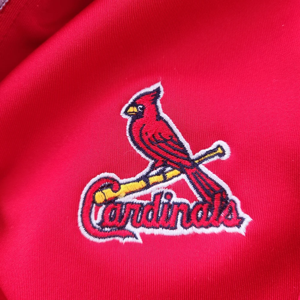 Antigua Womens Full Zip Cardinals MLB Jacket Size‎ Small Long Sleeve